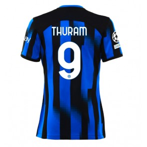 Inter Milan Marcus Thuram #9 Domaci Dres za Ženska 2023-24 Kratak Rukavima